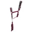 Hy Sport Active Head Collar and Lead Rope - Vivid Merlot